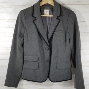 Gap The Academy Blazer gray and black sz 6